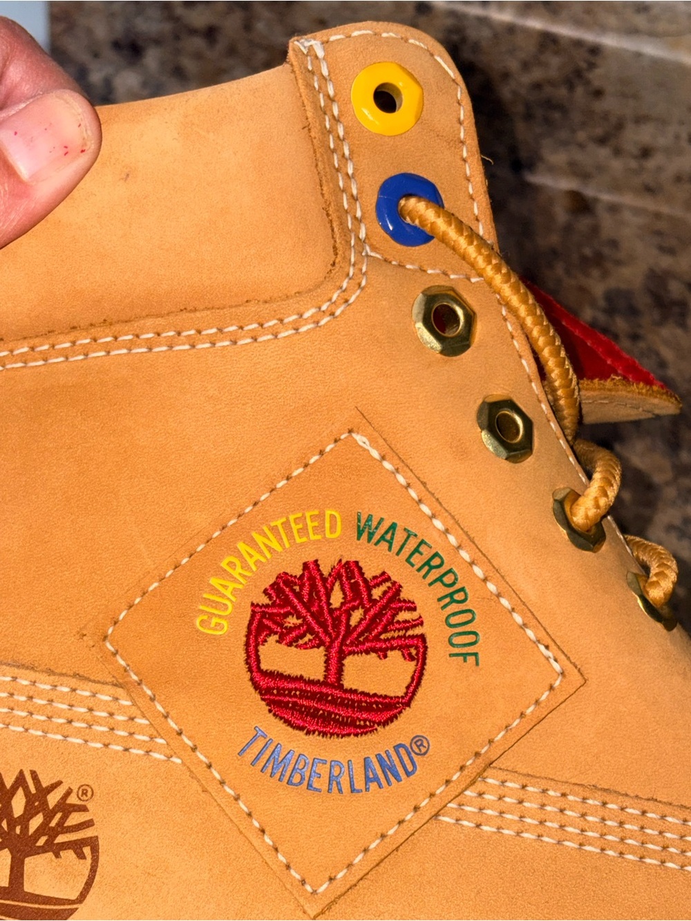 Timberland Men’s Wheat Waterproof Leather Boots - Picture 5 of 5